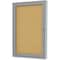 Ghent Enclosed Cork Bulletin Board 36" x 24", 1 Door PA13624K - alternate 3