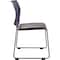 National Public Seating Stacking Chair, Vinyl, 30-3/4in H, Black 8704-10-04 - alternate 4