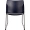 National Public Seating Stacking Chair, Vinyl, 30-3/4in H, Black 8704-10-04 - alternate 6