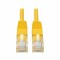 Tripp Lite Cat5e Cable, Molded, RJ45 M/M, Yellow, 15ft N002-015-YW - alternate 2