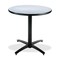 Kfi Round KFI 36in Grey Nebula Breakroom Table with Arched X Base, 29 W, 36 L, 29 H, Laminate, Grey T36RD-B2125-GYN - alternate 2