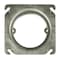Raco Fixture Cover, 1 Gang, Galvanized Zinc, Square Box Type 767 - alternate 2