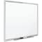 Quartet Dry Erase Board, Melamine, 48 in, 72 in, Aluminum Frame, White, Gloss S537-24 - alternate 6