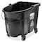 Rubbermaid Commercial 8 3/4 gal WaveBrake Down Press Mop Bucket and Wringer, Black, Polypropylene 1863898 - alternate 2