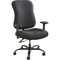 Safco Optimus Chair, Black Seat, Black Back, 25 in W 25" L 45-1/2" H, No Arm, Fabric Seat 3590BL - alternate 2