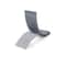 Velcro Brand Reclosable Fastener Shapes, Rubber Adhesive, 4 in, 1 in W, Gray, 5 PK 90800 - alternate 7