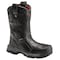 Avenger Safety Footwear Men's Aluminum Toe Wellington Work Boot, Black, 9, Medium, A7831 A7831-9M - alternate 1