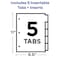 Avery Avery Big Tab Insertable Dividers 11109, Buff Paper, 5 Multicolor Tabs, 1 Set 7278211109 - alternate 4