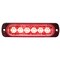 Buyers Products Thin 4.5 Inch Red Horizontal LED Strobe Light 8891903 - alternate 1
