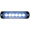 Buyers Products Thin 4.5 Inch Blue Horizontal LED Strobe Light 8891904 - alternate 1