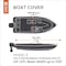 Classic Accessories Boat Cover, Model E, Charcoal StormPro 88958 - alternate 5