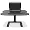 Safco Adjustable Desk Stance Height-Adjustable Laptop Stand, 18 in D X 21-1/2 in H, 27 in W X Black 2180BL - alternate 3