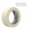 3M Masking Tape, 36 mm W x 55 m L, 4.4 mil Thick, Tan, Rubber Adhesive, 24 PK 64741 - alternate 5