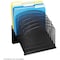 Safco Desktop Separator, Black, Steel, 11 3/4 in W, 10 3/4 in L, 14 in H, 8 Number of Compartments 3258BL - alternate 2