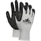 Mcr Safety Coated Gloves, Foam Nitrile, Foam, Palm, 3 Abrasion Level, Gray, L (9) 1 PR 9673L - alternate 3