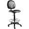 Boss B1690 Drafting Stool, Black Seat, Black Back, 25" W 25" L 49-1/2" H, Armless, Vinyl Seat B1690-CS - alternate 4