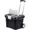 Storex File Storage Box on Wheels 61507U01C - alternate 6