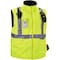Ergodyne Hi-Vis Thermal Jacket Kit, 300D Oxford Polyester, Hi-Viz Lime, L 8388 - alternate 5