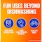 Ajax Dishwashing Detergent, 28 oz., Orange, PK9 144678 - alternate 4