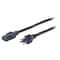 Apc Power Cord, 5-15P, SJT, 8 ft., Blk, 12A, 14/3 AP9893 - alternate 2