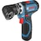 Bosch 12V Max FlexiClick Drill Kit, 1/4 in, 12 V DC, Battery Included Cordless Drill GSR12V-140FCB22 - alternate 6