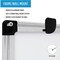 Mastervision Dry Erase Board, Porcelain, 47 13/64 in, 70 51/64 in, Aluminum Frame, White, Matte CR1201170MV - alternate 6