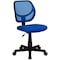 Flash Furniture Mesh Task Chair, 15-1/2" to 19-1/2", Fixed Arms, Blue WA-3074-BL-A-GG - alternate 7