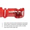 3M Insulation-Displacement Wire Connector, 18 AWG Max, 1 Port, Red, Nylon Insulation, 600 V, 1000 PK 951K-BULK - alternate 8