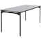 Iceberg Maxx Legroom Folding Table, Grey Top, Charcoal Frame, 30 in W x 72 in L x 29.5 in H 65827 - alternate 5