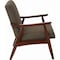 Ave 6 Collection: Davis Arm Chair, Wood Back, 26-1/2 in W 28-1/2" L 32-1/4" H, Fixed Arms, Fabric Seat DVS51-K12 - alternate 2