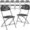 Flash Furniture Black Plastic Folding Chair, PK8 8-LE-L-4-BK-GG - alternate 4