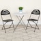 Flash Furniture Black Plastic Folding Chair, PK8 8-LE-L-4-BK-GG - alternate 1
