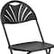 Flash Furniture Black Plastic Folding Chair, PK8 8-LE-L-4-BK-GG - alternate 5