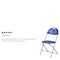 Flash Furniture Blue Plastic Folding Chair, PK8 8-LE-L-4-BL-GG - alternate 10