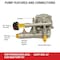 Simpson Axial Cam Pump Kit, 3300 PSI, 2.4 GPM, 3/4 in OD, Aluminum, Threaded M22 Male Connection 90028 - alternate 6