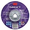 3M Cubitron Cut-Off Wheel, Type 27, 6 in Dia, 0.045 in Thick, 5/8"-11 Arbor Hole Size, Ceramic, 60 Grit 90047 - alternate 3