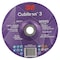 3M Cubitron Cut-Off Wheel, Type 27, 7 in Dia, 0.09 in Thick, 7/8 in Arbor Hole Size, Ceramic, 36 Grit 90050 - alternate 2