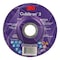 3M Cubitron Cut-Off Wheel, Type 27, 4 1/2 in Dia, 0.04 in Thick, 7/8 in Arbor Hole Size, Ceramic, 60 Grit 90053 - alternate 3