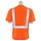 Deltaplus Hi-Vis Short-Sleeve Shirt, Class 2, Type R, 100% Polyester Birdseye Mesh with Moisture Wicking, M 61677 - alternate 2