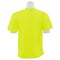 Deltaplus Hi-Vis Short-Sleeve Shirt, 100% Polyester Birdseye Mesh with Moisture Wicking, High Visibility Lime 64018 - alternate 4