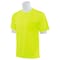 Deltaplus Hi-Vis Short-Sleeve Shirt, 100% Polyester Birdseye Mesh with Moisture Wicking, High Visibility Lime 64018 - alternate 2