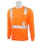 Deltaplus Hi-Vis Long Sleeve Shirt, Class 2, Type R, 100% Polyester Birdseye Mesh with Moisture Wicking, 5XL 64015 - alternate 2