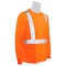 Deltaplus Hi-Vis Long Sleeve Shirt, Class 2, Type R, 100% Polyester Birdseye Mesh with Moisture Wicking, 5XL 64015 - alternate 3