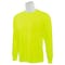 Deltaplus Hi-Vis Long Sleeve Shirt, 100% Polyester Birdseye Mesh with Moisture Wicking, High Visibility Lime 64028 - alternate 4