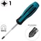 Vessel MEGADORA Screwdriver No.903 PZ1x75 903PZ175 - alternate 2