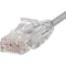 Monoprice Slim Cat6 Utp Cable, 14 ft.Gray 13549 - alternate 3