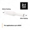 3M Heat Shrink Tube, Thin Wall, 2:1 I.D. Shrink Ratio, 0.25 in I.D. Before Shrinking, White, 200 ft FP-301-1/4-White-200' - alternate 2