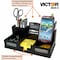 Victor Technology Desktop Organizer, Black, Wood, 5-1/2 in. H 9525-5 - alternate 4