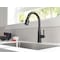 Delta Essa 1Hdl, PulDwnKitchenFaucet Touch2O, MtB, Electronic, 8" Mount, 1 or 3 Hole Commercial 9113T-BL-DST - alternate 3