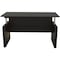 Safco Adjustable Desk Medina Height-Adjustable 72" Straight De, 36 in D X 49.3 in H, 72 in W X Laminate MNDSHA72LDC - alternate 2